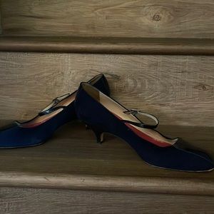 Kate Spade kitten heel Mary Janes